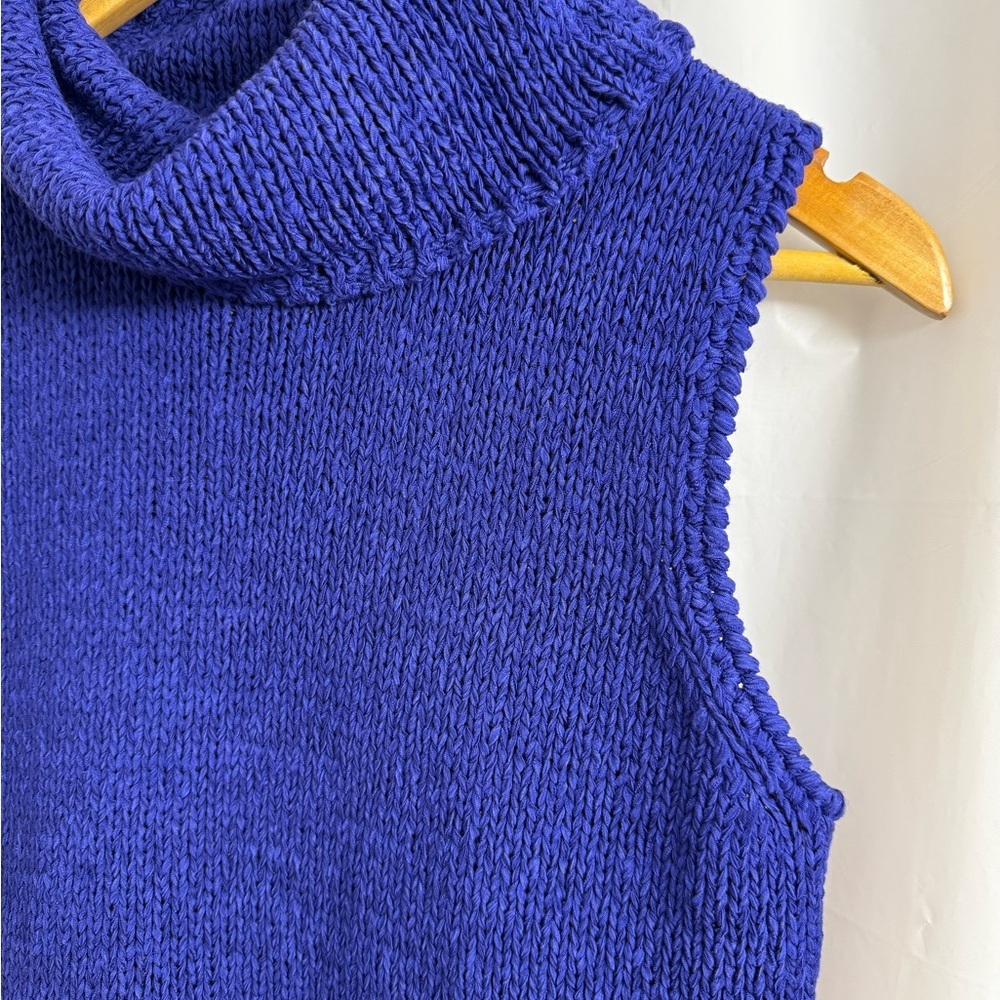 Jones New York Royal Blue Turtleneck Knit Top - Picture 5 of 8